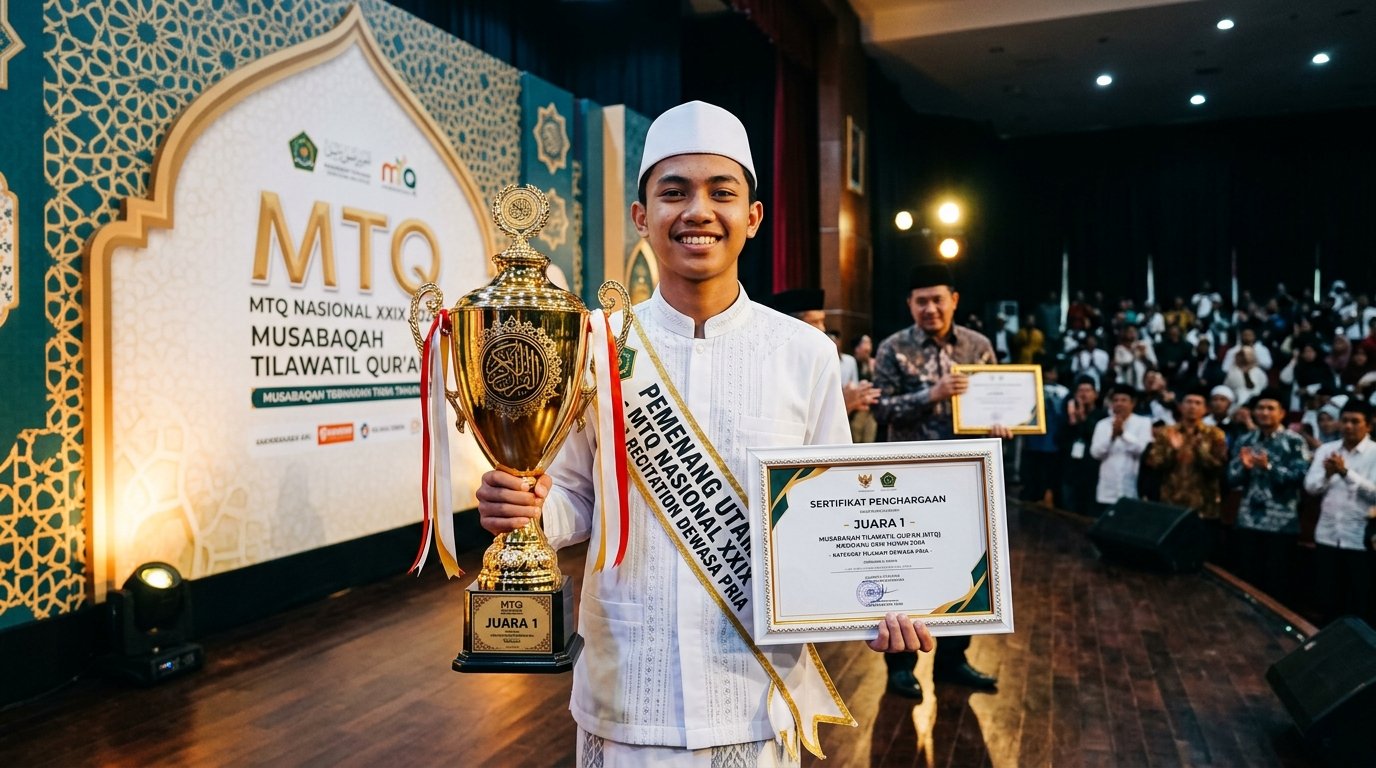 Membanggakan! Santri SMAI MQ Raih Juara 1 Cabang Hifdzil Qur'an 30 Juz Tingkat Nasional